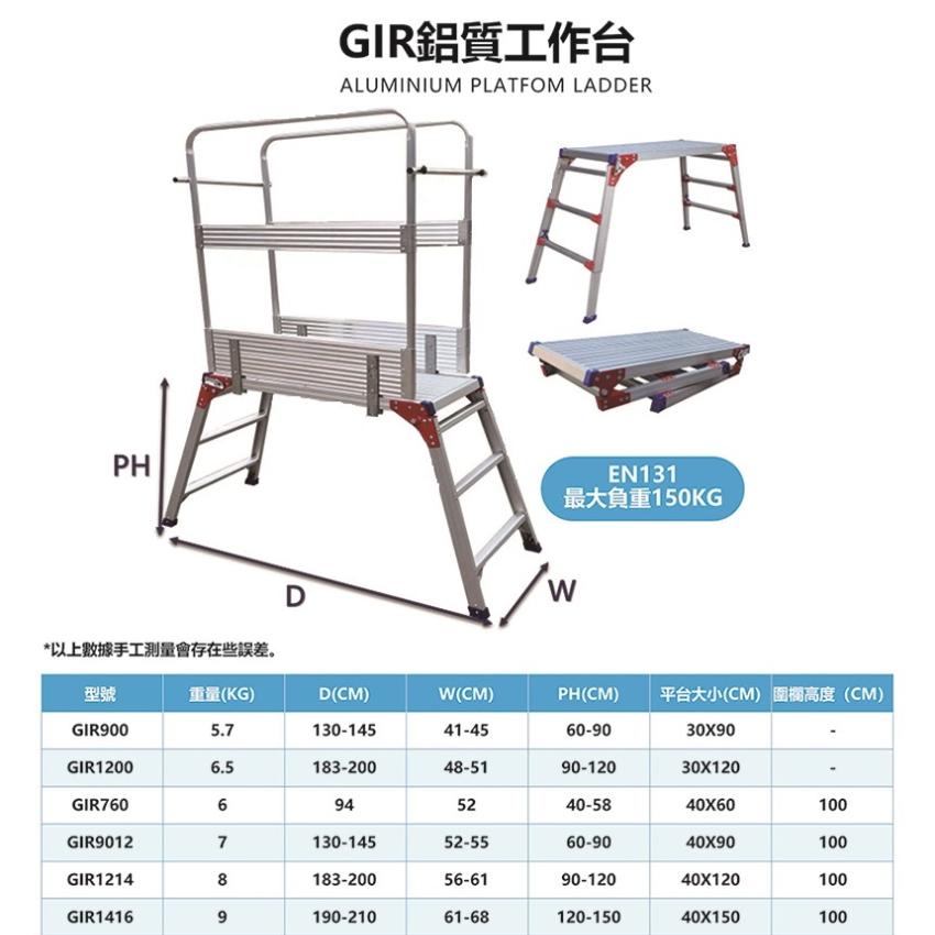 伸縮鋁梯工作台 