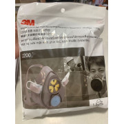 3M 單罐式半面體防毒面具 (套裝)