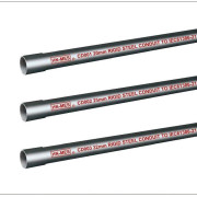 燈喉(銀色) - HN-MES 20mm HDG Steel Conduit IEC61386-21 High Protection(3.75m/pc)