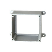 得底箱(銀色) - HN-MES 4"x4"x2" HDG. Extension Ring for Adap Junct.Box IEC60670-01